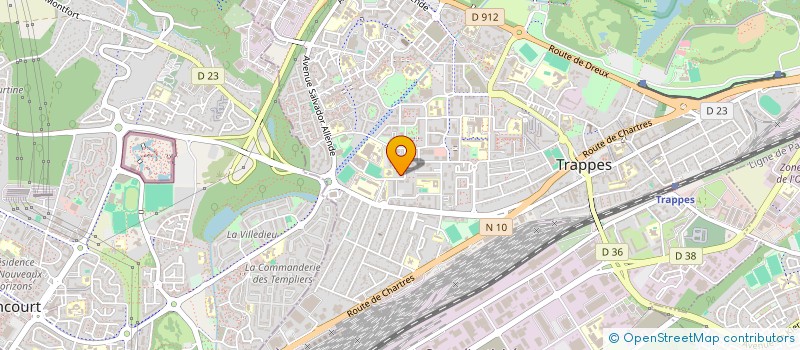 localisation de l'entreprise MADAME MINA GUESNON  TRAPPES