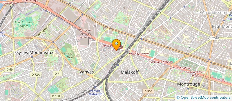 localisation de l'entreprise MADAME MINA HADDAD  VANVES