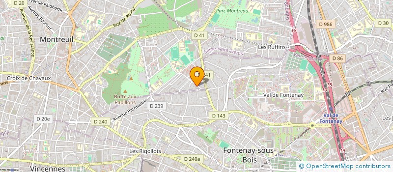 localisation de l'entreprise MADAME MINA HALIDI à MONTREUIL