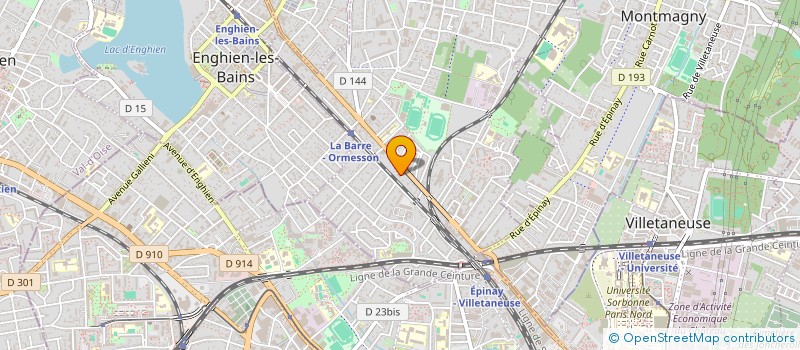 localisation de l'entreprise MADAME MINA KANDOUSSI  DEUIL LA BARRE