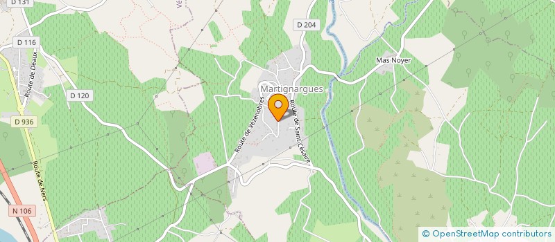 localisation de l'entreprise MADAME MINA KARIM  MARTIGNARGUES