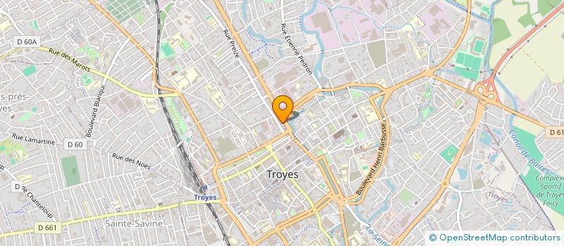 localisation de l'entreprise MADAME MINA LEMDJEDANI  TROYES