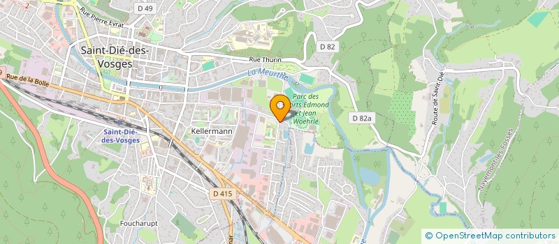 localisation de l'entreprise MADAME MINA MILLION  SAINT-DIE-DES-VOSGES