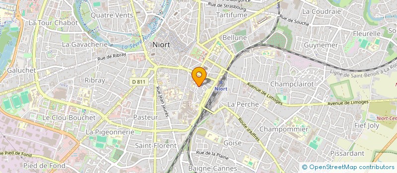localisation de l'entreprise MADAME MINA MOEINMEHR  NIORT