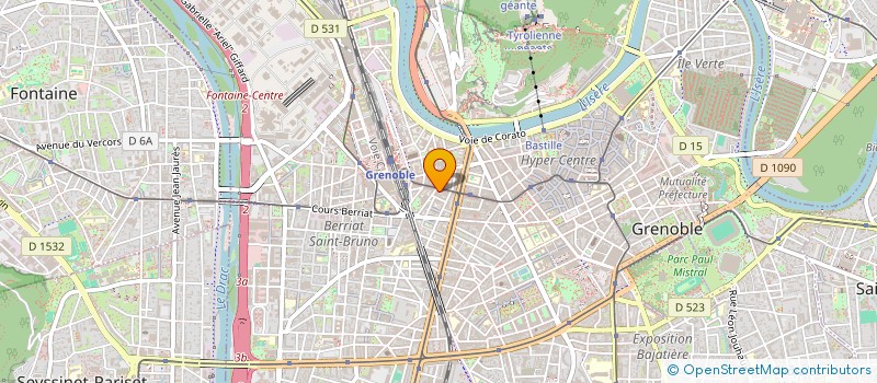 localisation de l'entreprise MADAME MINA MOUTALAA à GRENOBLE