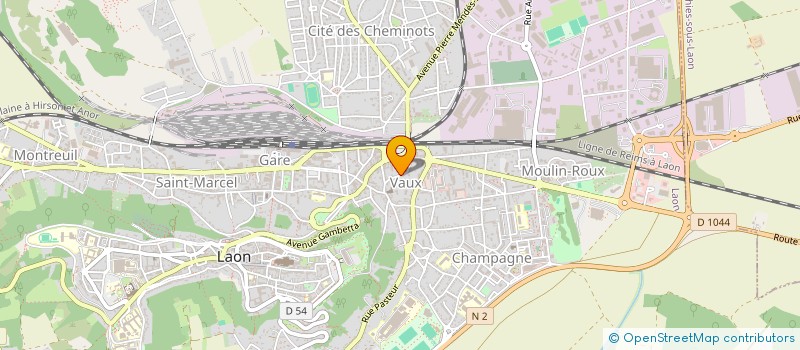 localisation de l'entreprise MADAME MINA OURAHOU à LAON