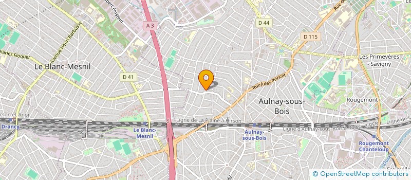 localisation de l'entreprise MADAME MINA RAJI à AULNAY-SOUS-BOIS