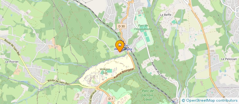 localisation de l'entreprise MADAME MINA SCHAFFER  LA TOUR-DE-SALVAGNY