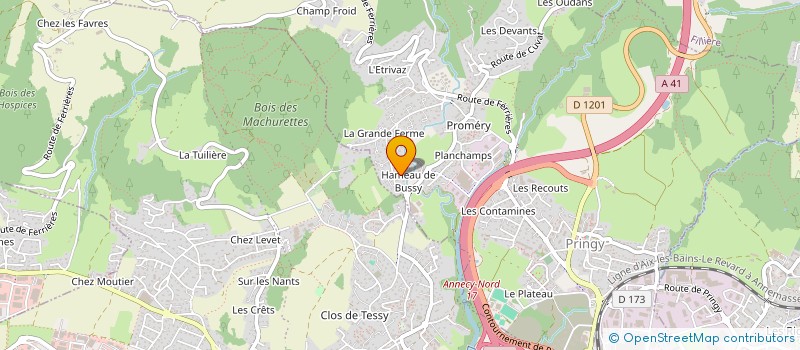 localisation de l'entreprise MADAME MINA TAJ à ANNECY