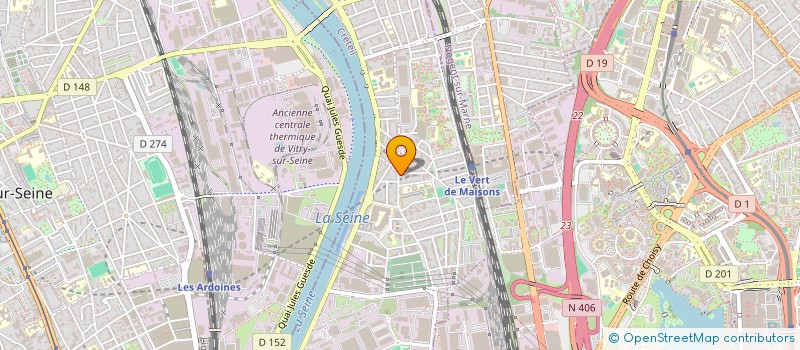 localisation de l'entreprise MADAME MINA TRABIS  ALFORTVILLE