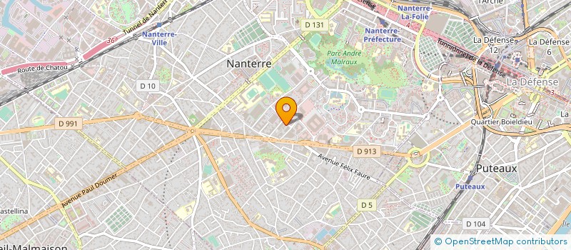 localisation de l'entreprise MADAME MINA VAHEDIAN  NANTERRE