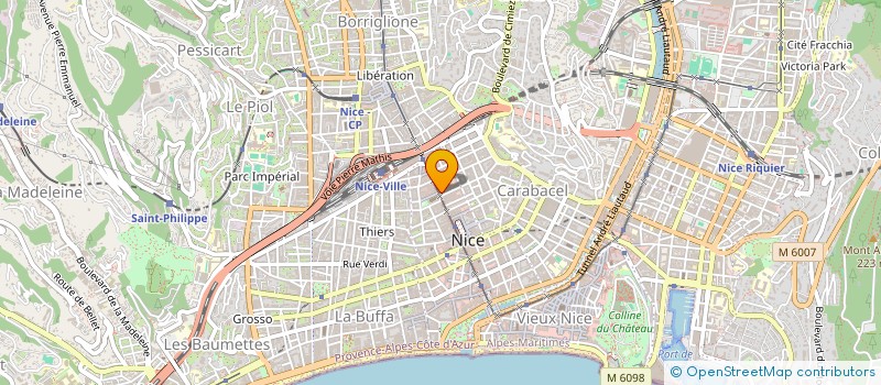 localisation de l'entreprise MADAME MINARA MAZUR à NICE