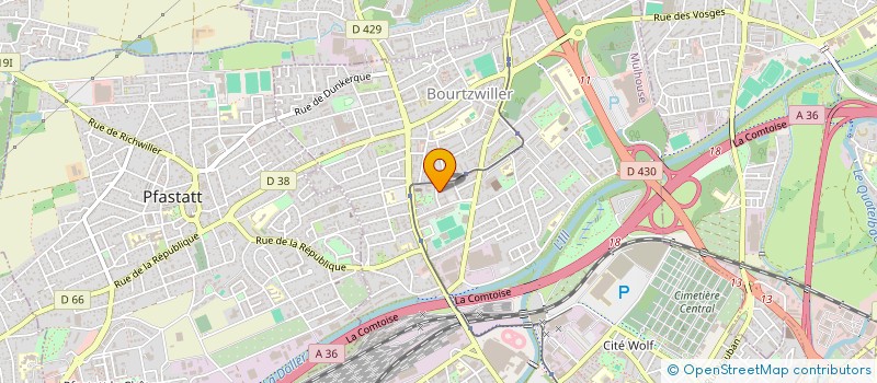 localisation de l'entreprise MADAME MINE CAN  MULHOUSE