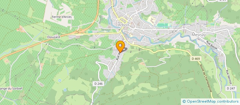 localisation de l'entreprise MADAME MINE KARATAS  ARBOIS