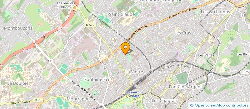 localisation de l'entreprise MADAME MINERVA ROSTAS  BESANCON