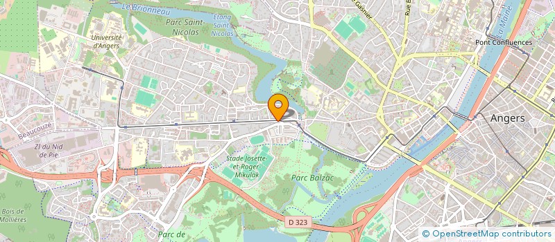 localisation de l'entreprise MADAME MINGYE YANG à ANGERS