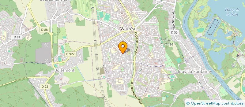 localisation de l'entreprise MADAME MINGYING MO  VAUREAL