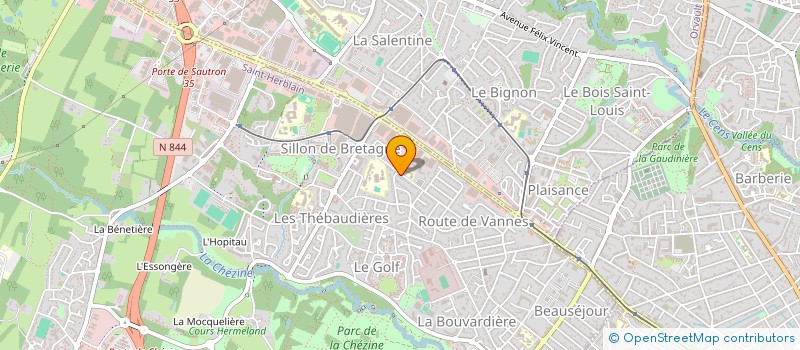 localisation de l'entreprise MADAME MINH CHAU LE  SAINT-HERBLAIN