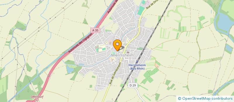 localisation de l'entreprise MADAME MINH HA DAO  HERRLISHEIM