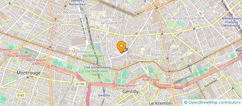 localisation de l'entreprise MADAME MINH-HA PHAM  PARIS