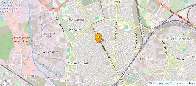 localisation de l'entreprise MADAME MINH HANG DO  REIMS
