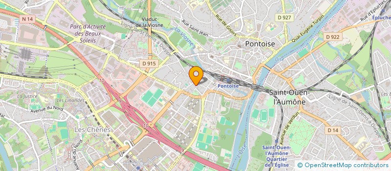 localisation de l'entreprise MADAME MINHO YOON  PONTOISE