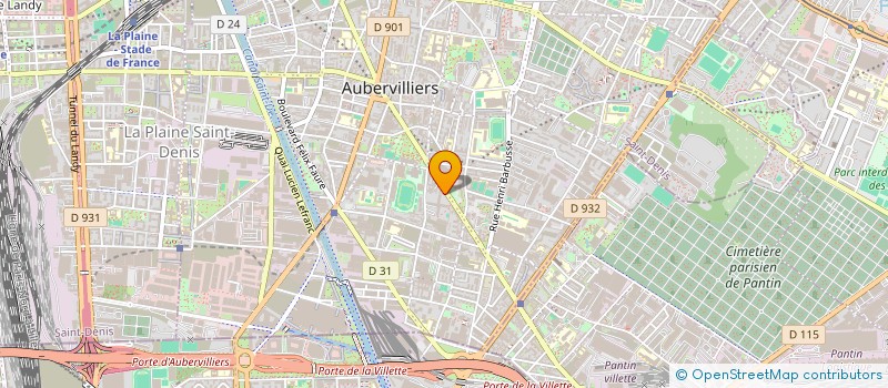 localisation de l'entreprise MADAME MINIAR AYARI à AUBERVILLIERS
