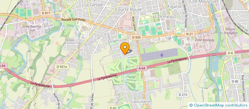 localisation de l'entreprise MADAME MINJEONG KIM  LALOUBERE