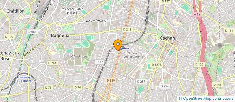 localisation de l'entreprise MADAME MINJEONG SHIN à BAGNEUX