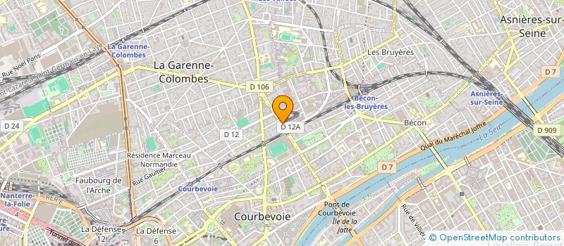 localisation de l'entreprise MADAME MINJUAN WU à COURBEVOIE
