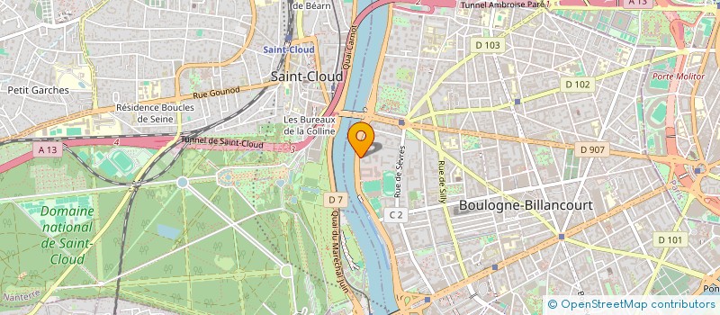 localisation de l'entreprise MADAME MINROSE STRAUSSMAN à BOULOGNE-BILLANCOURT