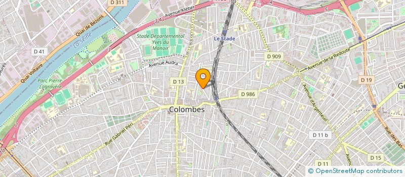localisation de l'entreprise MADAME MIOARA COROZEL à COLOMBES