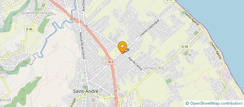 localisation de l'entreprise MADAME MIORA ANDRIANASOLONDRAIBE  SAINT-ANDRE