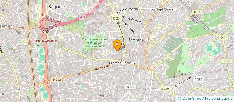 localisation de l'entreprise MADAME MIORA RABENJAMINA à MONTREUIL
