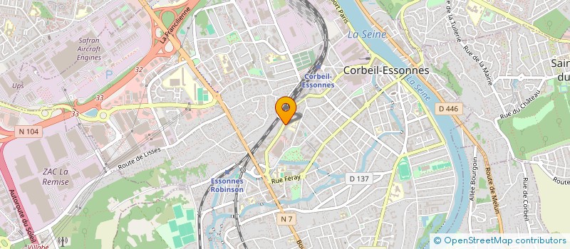 localisation de l'entreprise MADAME MIORA RAMAROSANDRATANA à CORBEIL-ESSONNES