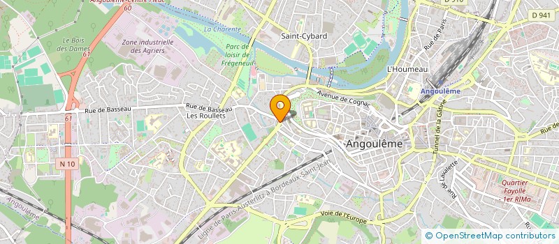 localisation de l'entreprise MADAME MIRA KESSAL à ANGOULEME