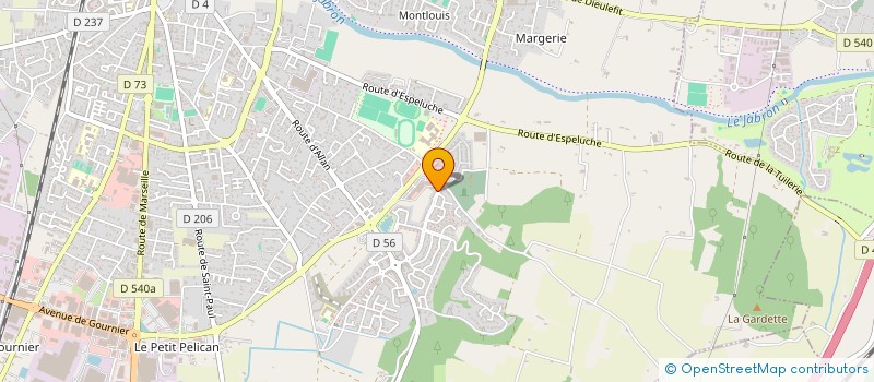 localisation de l'entreprise MADAME MIRA MEGROUD  MONTELIMAR