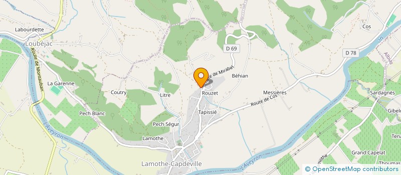 localisation de l'entreprise MADAME MIRA STEUKERS  LAMOTHE-CAPDEVILLE