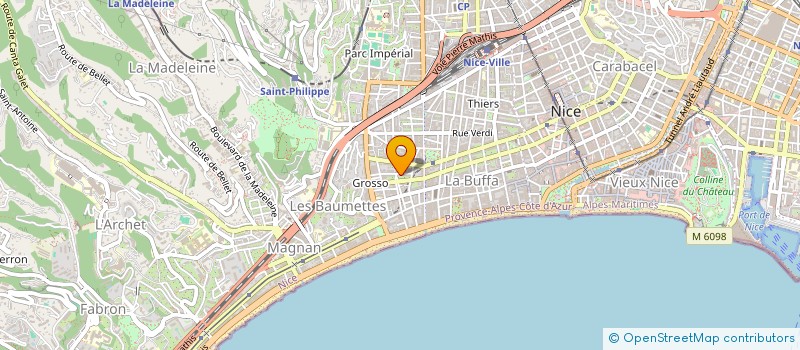 localisation de l'entreprise MADAME MIRA TOUMI à NICE