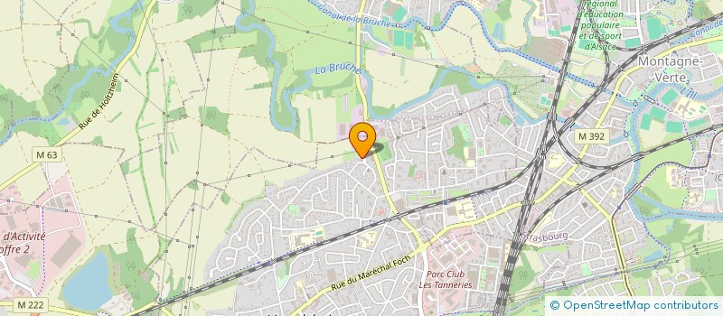 localisation de l'entreprise MADAME MIRA WEHBE  LINGOLSHEIM