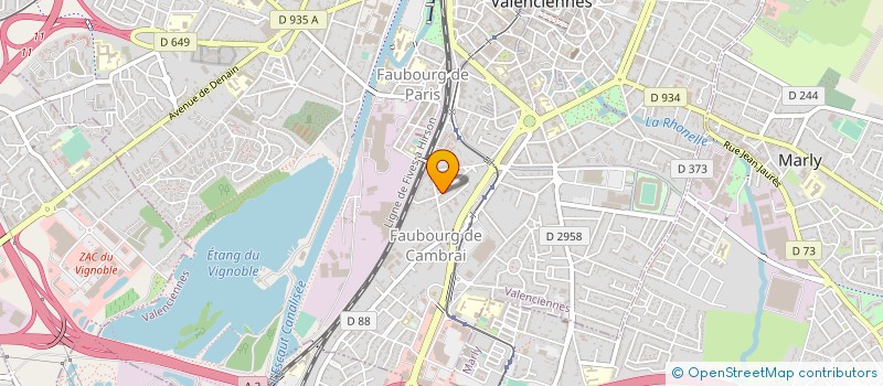 localisation de l'entreprise MADAME MIRABELA STEFAN  VALENCIENNES