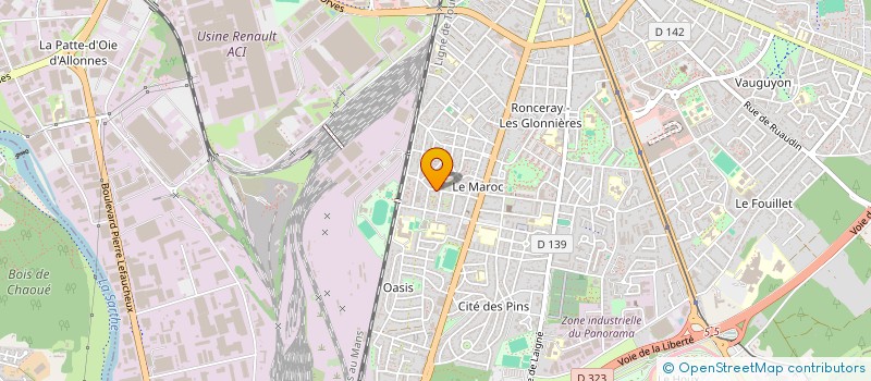 localisation de l'entreprise MADAME MIRABELLA LANGLADE à LE MANS