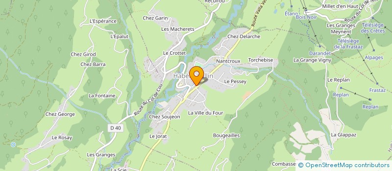 localisation de l'entreprise MADAME MIRABELLE BEKONO  HABERE-LULLIN