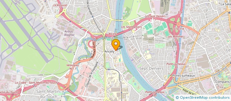 localisation de l'entreprise MADAME MIRABELLE EFIONG BASSEY-ESANG  TOULOUSE