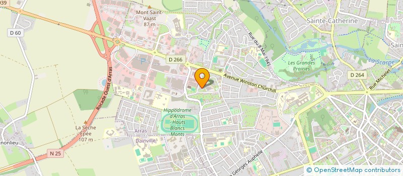 localisation de l'entreprise MADAME MIRABELLE NGAMPOUA à ARRAS
