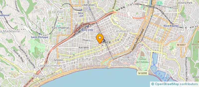 localisation de l'entreprise MADAME MIRALDA DAVOUDI à NICE