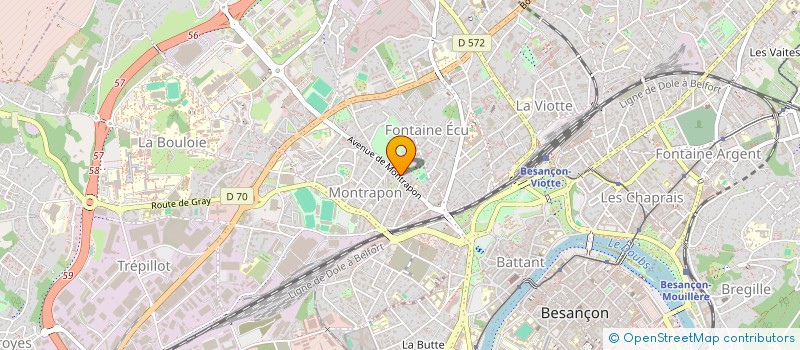 localisation de l'entreprise MADAME MIRANA METZGER à BESANCON