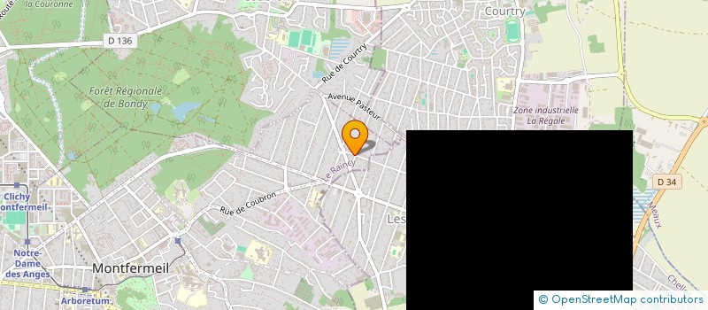 localisation de l'entreprise MADAME MIRANDA LAMBERTY  MONTFERMEIL
