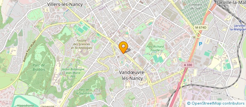 localisation de l'entreprise MADAME MIRANDA SHELKU  VANDUVRE-LES-NANCY