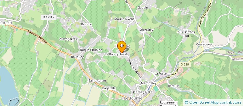 localisation de l'entreprise MADAME MIRANDA XHINI  TABANAC